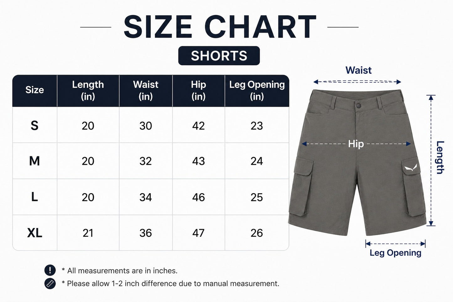 YS HILL TrailFlex Cargo Shorts
