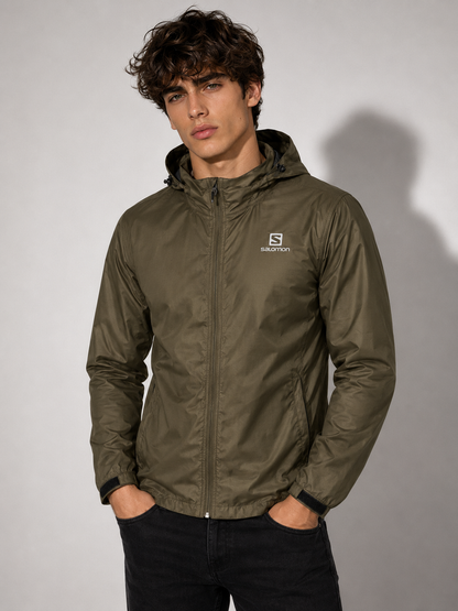 YS HILL Waterproof Windcheater Jacket – Tafta Rib Stock, Inner Net Lining