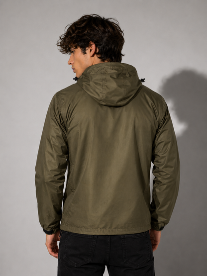 YS HILL Waterproof Windcheater Jacket – Tafta Rib Stock, Inner Net Lining
