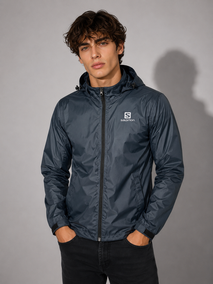 YS HILL Waterproof Windcheater Jacket – Tafta Rib Stock, Inner Net Lining