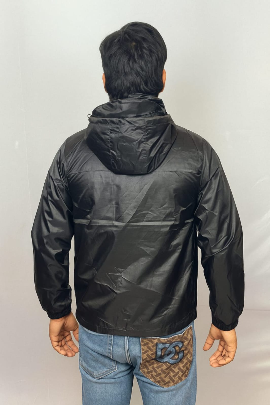 Men’s Waterproof Hooded Windbreaker Jacket – Lightweight