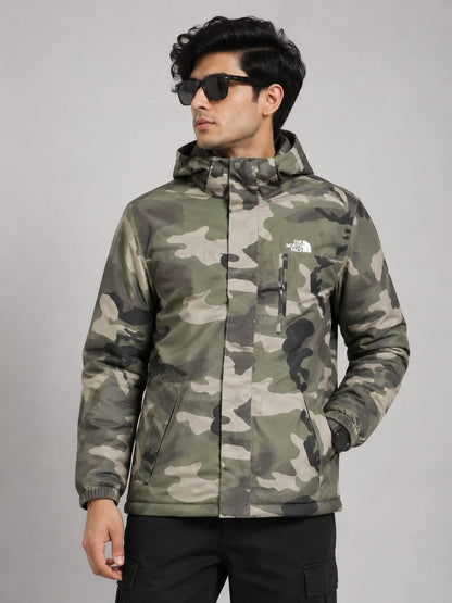 COTTON WATERPROOF  CAMO FLASH WINDCHEATER JACKET