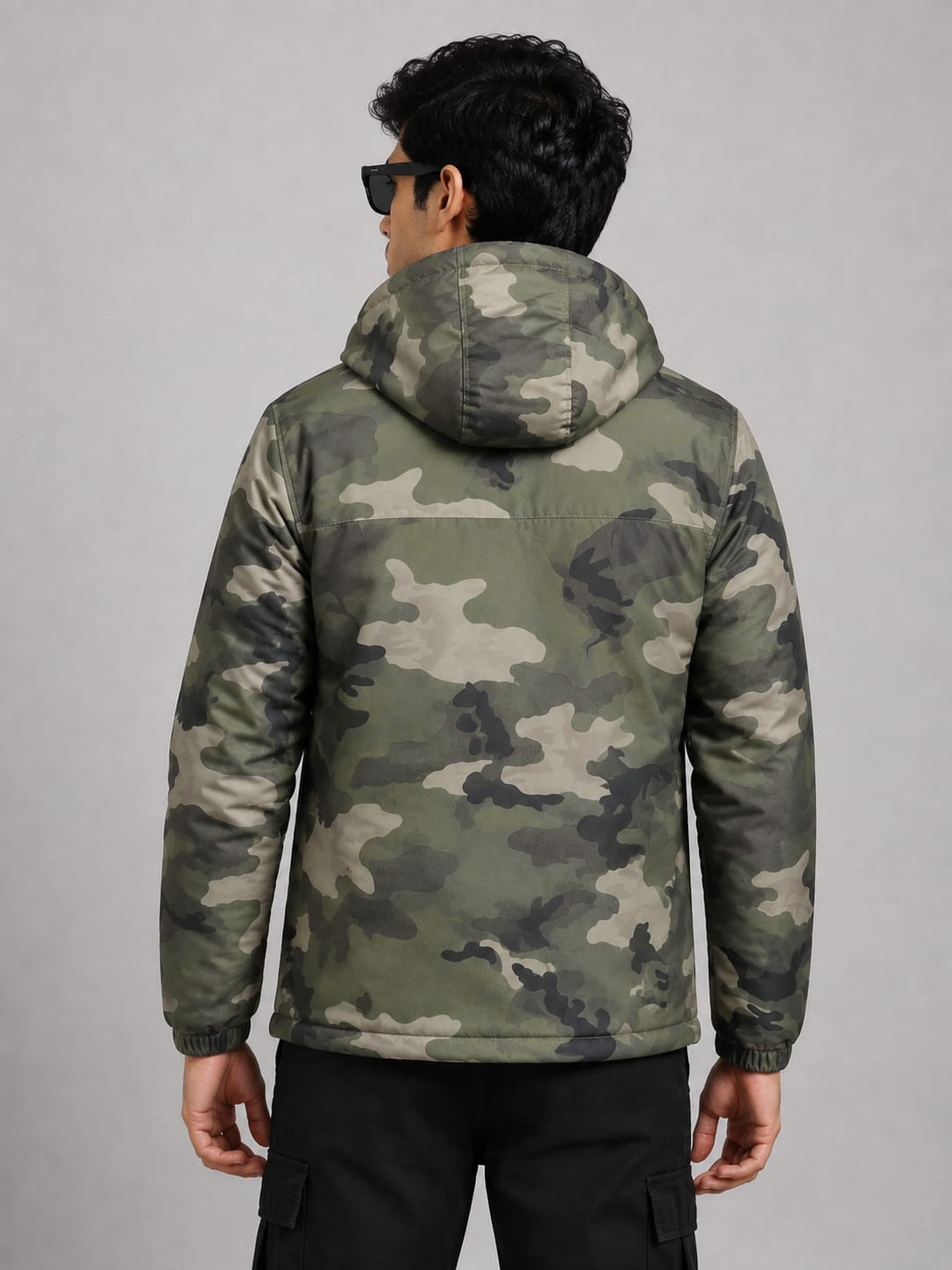 COTTON WATERPROOF  CAMO FLASH WINDCHEATER JACKET